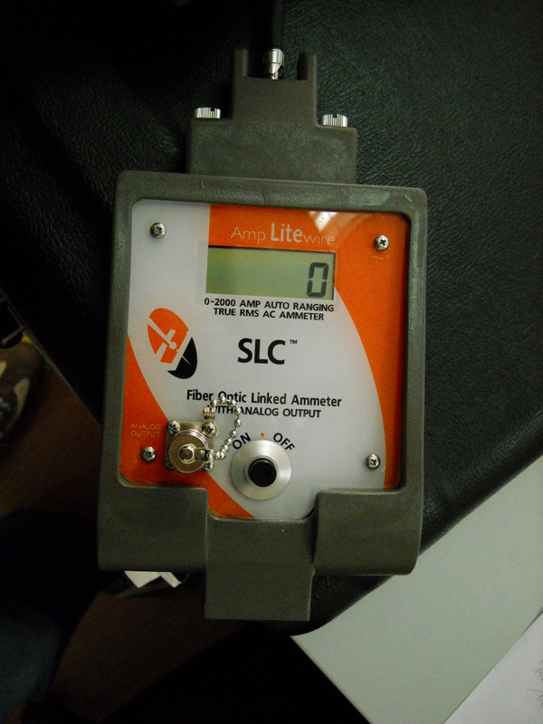 Amp Lite Wire-Fiber optic coupled ammeter